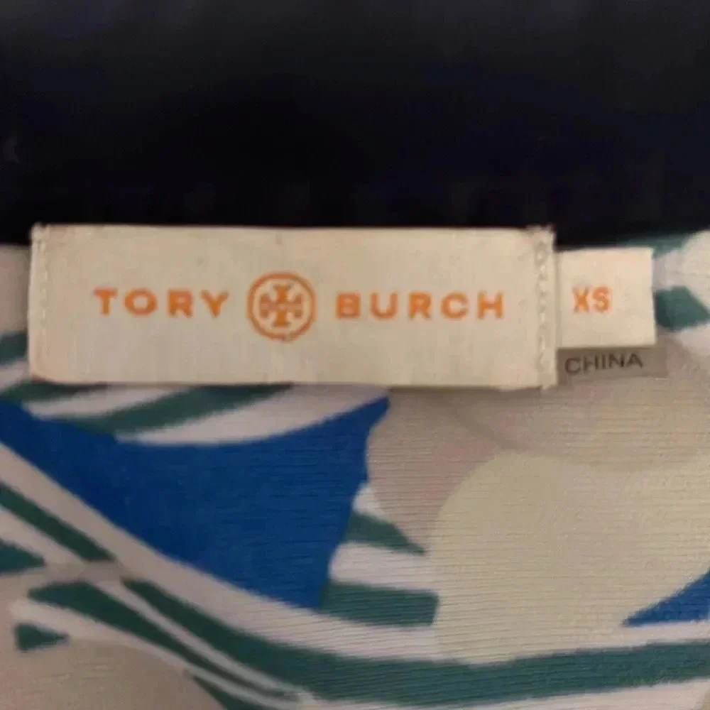 Tory Burch Mandarin Collar XS Blouse Tulip Print